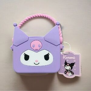 SANRIO Kuromi Silicone Mini Shoulder Strap crossbody/handbag•NWT• Q Uncle